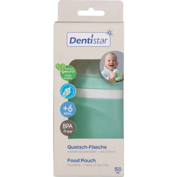 Пляшка-пауч Dentistar з силіконовими насадками, 150 мл - Pampik - 4