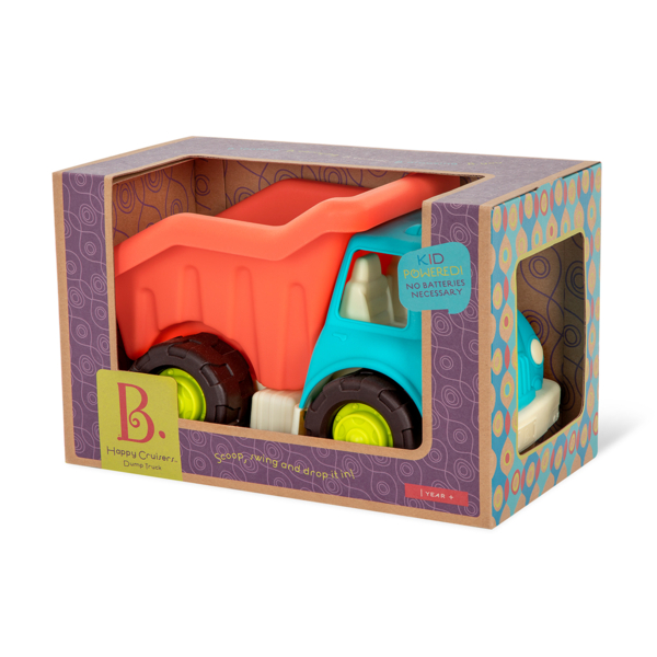 Баттатомобиль Battat Самосвал оранжевый с голубым - Pampik - 4