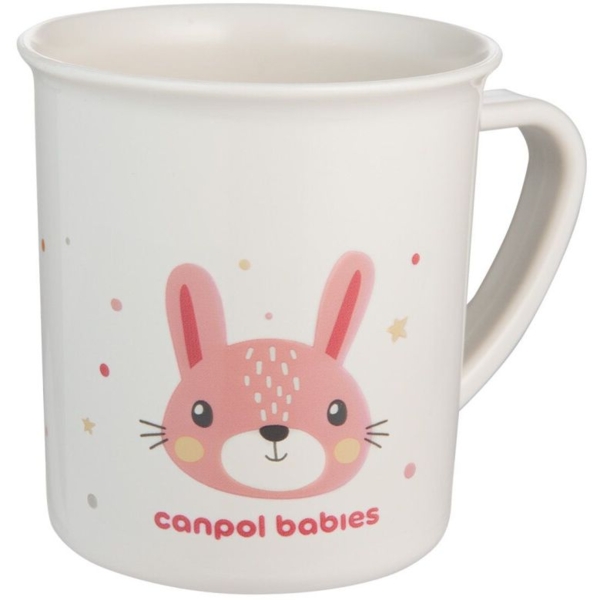 Кружка Canpol babies Cute Animals, 170 мл, рожева (4/413_pin2) - Pampik - 2