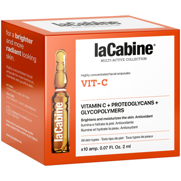 Высококонцентрированные ампулы для лица La Cabine Vit-C с витамином С 10х2 мл - Pampik