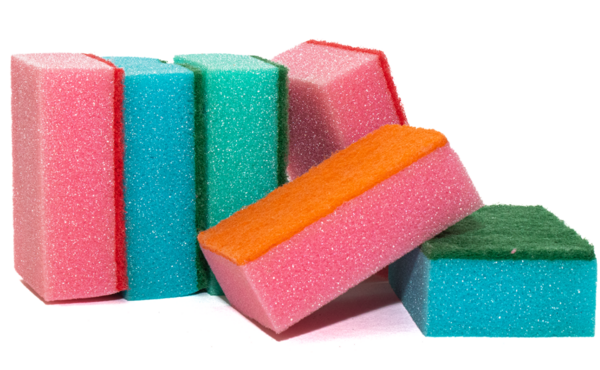 Губки для миття посуду Prodom Gigant XXL, 98 мм х 68 мм х 35 мм, 5+1 шт. - Pampik - 2