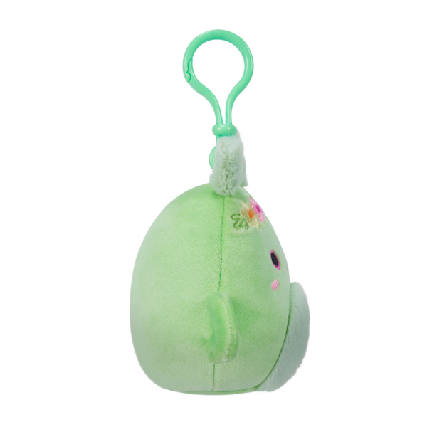 Мягкая игрушка-брелок Squishmallows Дракон Тов на клипсе, 9 см (SQCP00217) - Pampik - 5