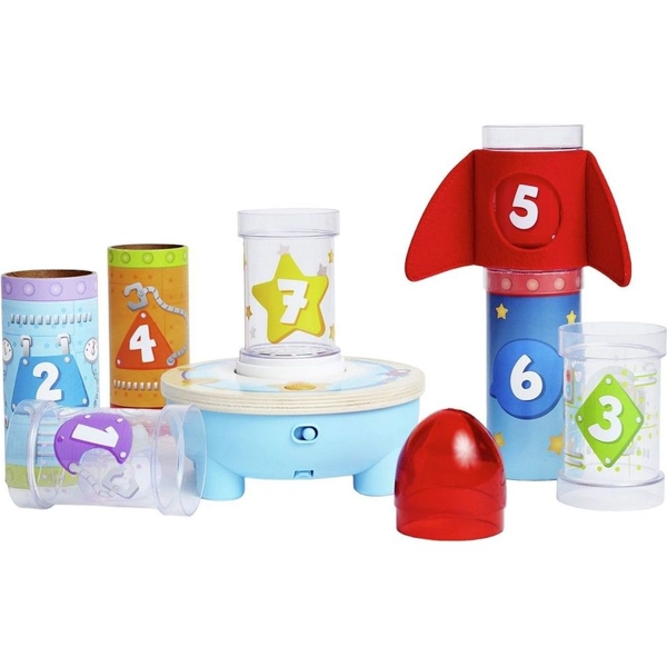 Игровой набор Hape Ракета с мячиками (E0387) - Pampik - 2