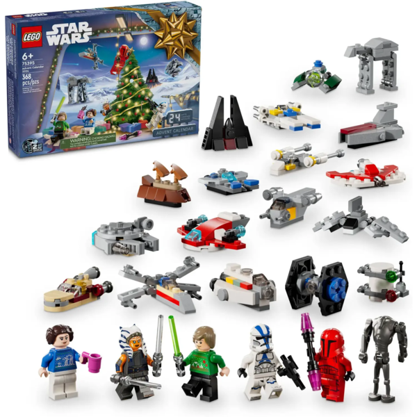 Конструктор LEGO Star Wars Різдвяний календар 2024, 368 деталей (75395) - Pampik - 4