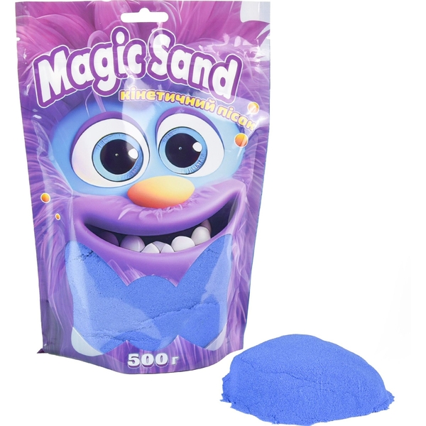 Кинетический песок Strateg Magic Sand синий 500 г (39403-9) - Pampik