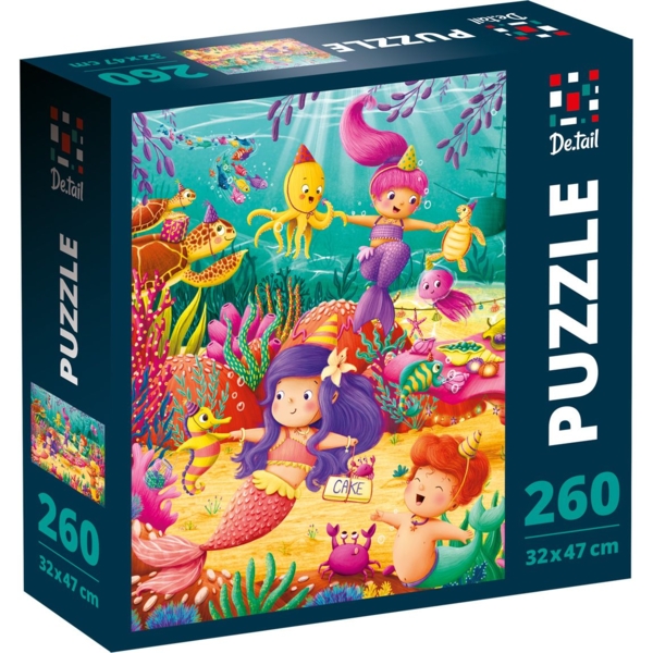 Пазли De.tail Коралова вечірка, 260 елементів (DT200-05) - Pampik