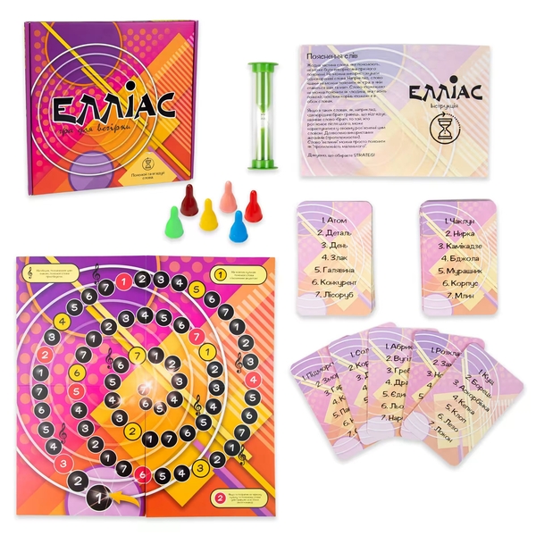 Настільна гра Strateg Елліас українською мовою (30777) - Pampik - 2