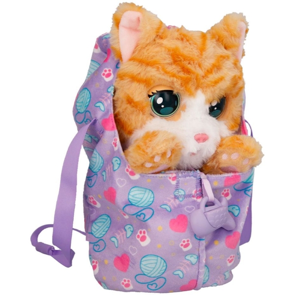 Интерактивная игрушка Baby Paws W2 Рыжий котенок - Pampik - 3