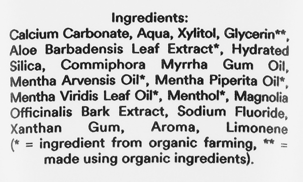 Органічна зубна паста Urtekram Mint з фторидом та алое вера, 75 мл - Pampik - 3