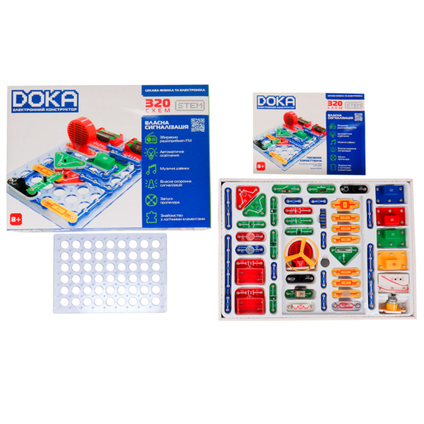 Конструктор електронний Doka Власна сигналізація, 320 схем - Pampik - 4