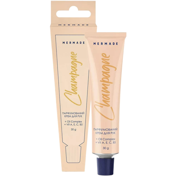 Крем для рук Mermade Champagne парфюмированный, 30 г - Pampik