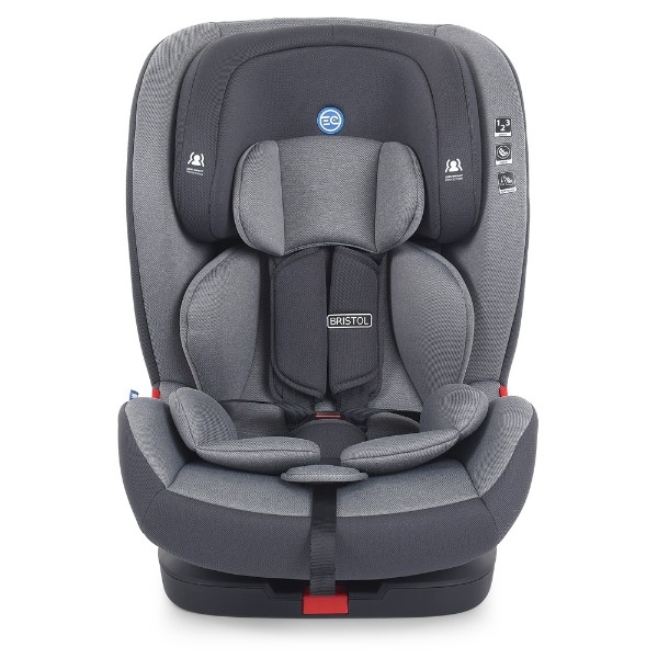 Автокресло El Camino ME 1080-B Bristol 9-36 кг Royal Grey серое - Pampik - 7