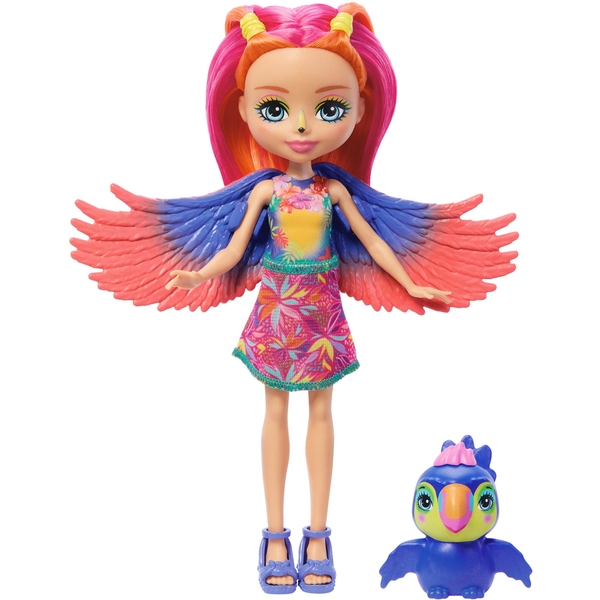 Лялька Enchantimals Sunshine beach Тукан Тріппі (HRX83) - Pampik