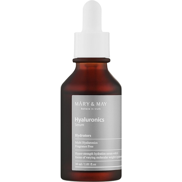 Відновлювальна сироватка для обличчя з гіалуроновою кислотою Mary & May Hyaluronics Serum 30 мл - Pampik