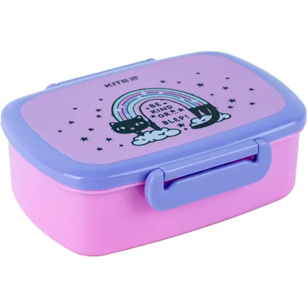 Ланчбокс с наполнением Kite Rainbow Cat K24-163-2, 750 мл (K24-163-2) - Pampik