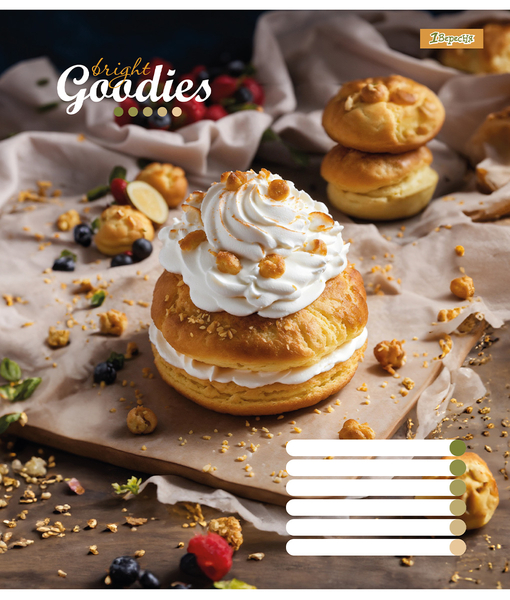 Набор тетрадей 1 Вересня Bright goodies А5, в линию, 96 листов, 5 шт. (767419) - Pampik - 3