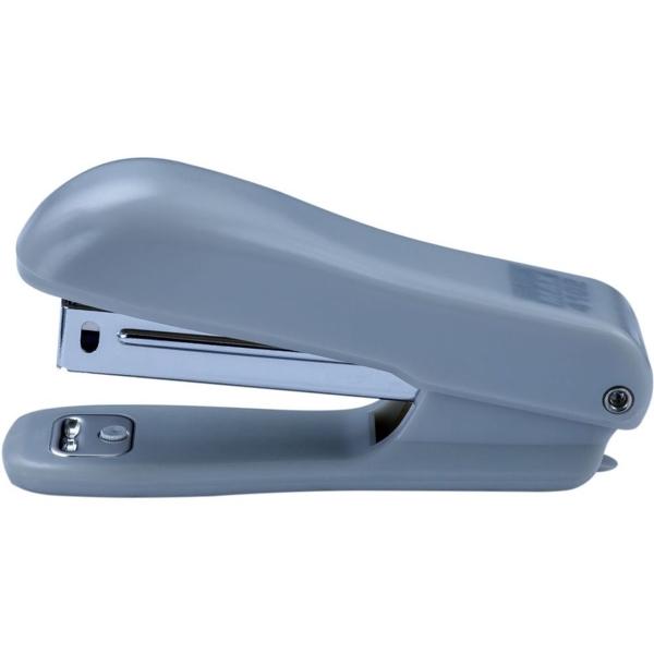 Степлер Buromax Jobmax круглый пластиковый №10, 10 листов серый (BM.4102-09) - Pampik