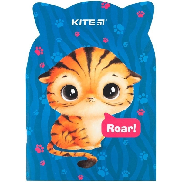 Блокнот Kite Roar cat B6 в клеточку 48 листов (K24-461-1) - Pampik