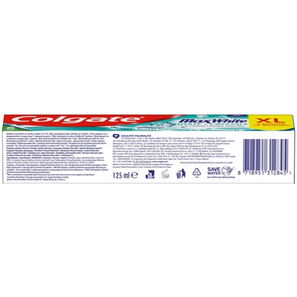 Зубна паста Colgate Max White Кришталева м'ята, 125 мл - Pampik - 2