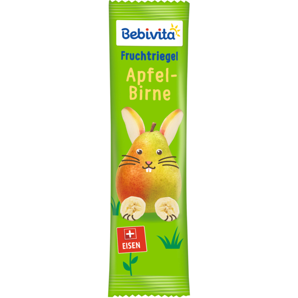 Батончик фруктовый Bebivita Яблоко-груша, 25 г - Pampik