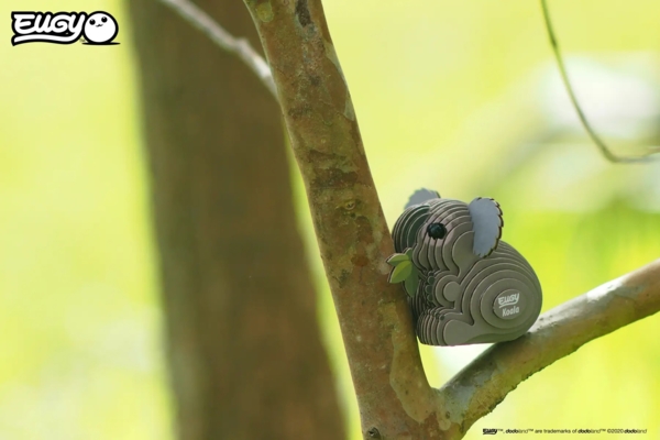 Збірна 3Д модель Eugy Зоопарк Коала (XEG-016) - Pampik - 6