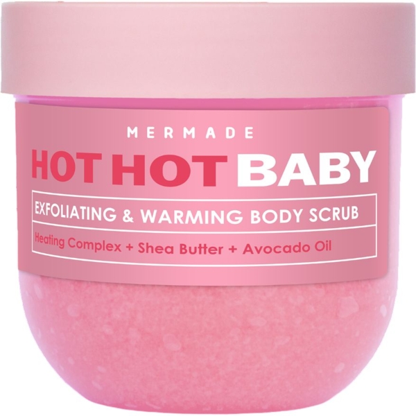Лимфодренажный скраб Mermade Hot Hot Baby с согревающим эффектом 250 г - Pampik