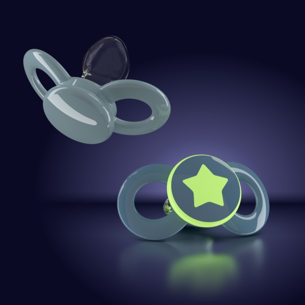 Пустышка ортодонтичная Dentistar для мальчика, 0-6 месяцев, 2 шт. (3960000) - Pampik - 4