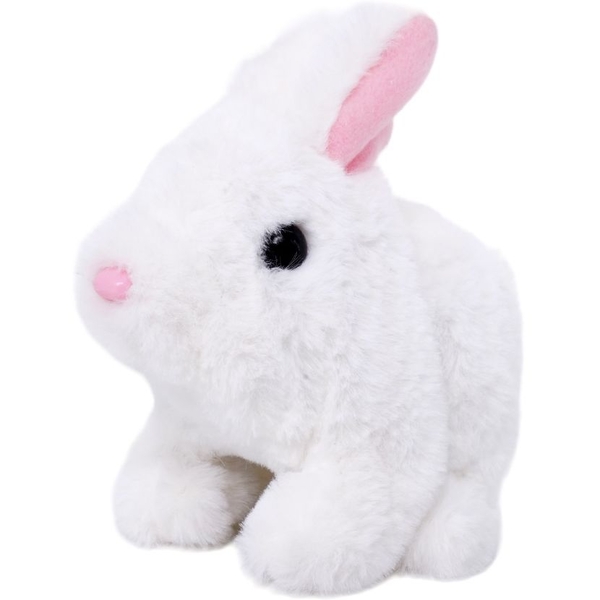 Інтерактивна іграшка Pugs at Play Білий кролик Hopper (ST-PAP10) - Pampik