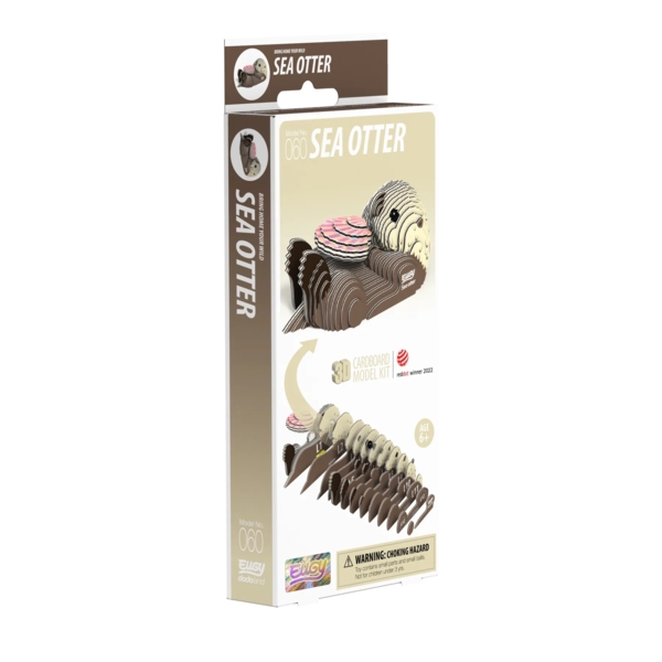 Збірна 3Д модель Eugy Зоопарк Морська видра (XEG-060) - Pampik - 4