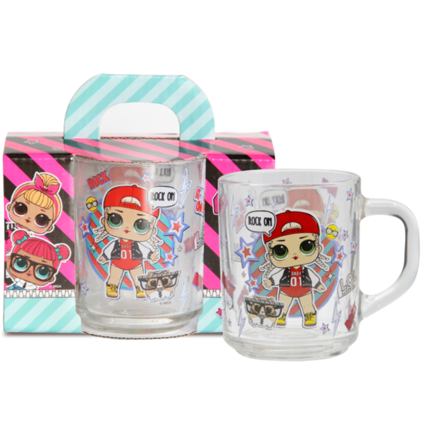 Кухоль скляний Green Tea L.O.L.Surprise! MC Swag, 200 мл (86004969ОСТ) - Pampik