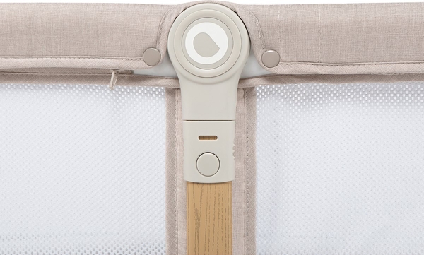 Ліжечко дитяче приставне Lionelo Malin Evo Beige Natural - Pampik - 9