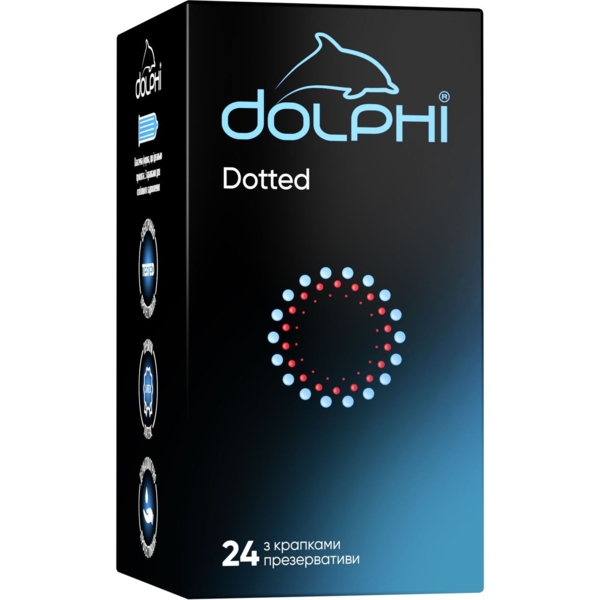 Презервативи Dolphi Dotted 24 шт. - Pampik