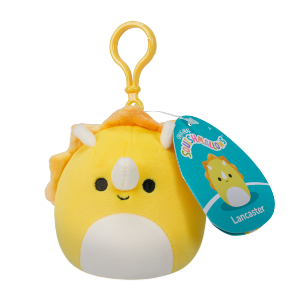 Мягкая игрушка-брелок Squishmallows Утконос Бриндал на клипсе, 9 см (SQCP00215) - Pampik - 7