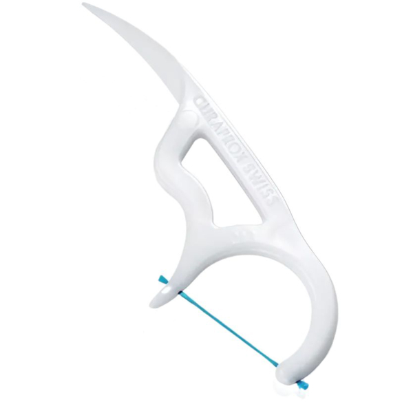 Флоспік-комбінація Curaprox Flosspic дентального флосу і зубочистки, 30 шт. - Pampik