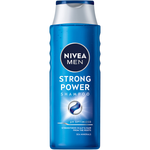 Шампунь для чоловіків Nivea Men Strong Power, 400 мл - Pampik