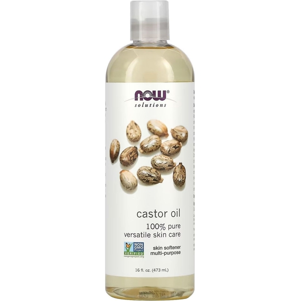 Касторова олія Now Solution Oils Castor Oil 473 мл - Pampik