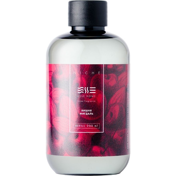 Рефіл Esse Home Niche Вишня і мигдаль, 200 мл + 5 паличок - Pampik