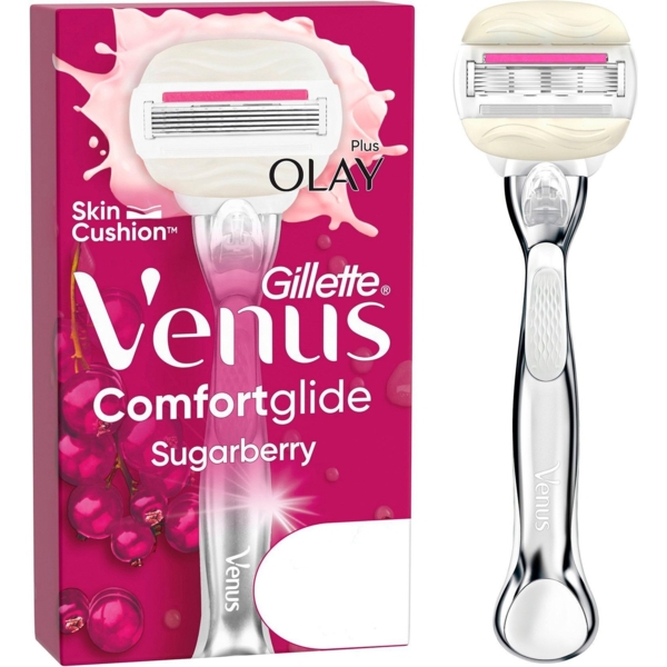 Станок для гоління Venus Olay Comfort Glide Sugarberry, з 1 змінною касетою - Pampik - 2