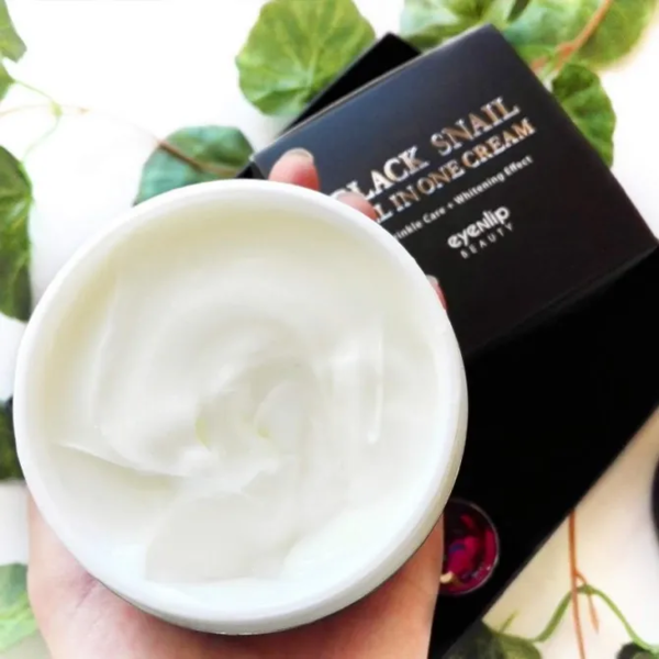 Крем для лица Eyenlip Многофункциональный крем с муцином черной улитки - Pampik - 4