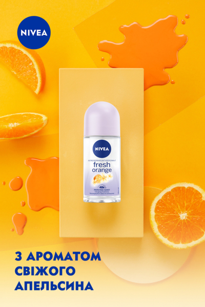 Антиперспірант Nivea Fresh Orange, кульковий, 50 мл - Pampik - 4