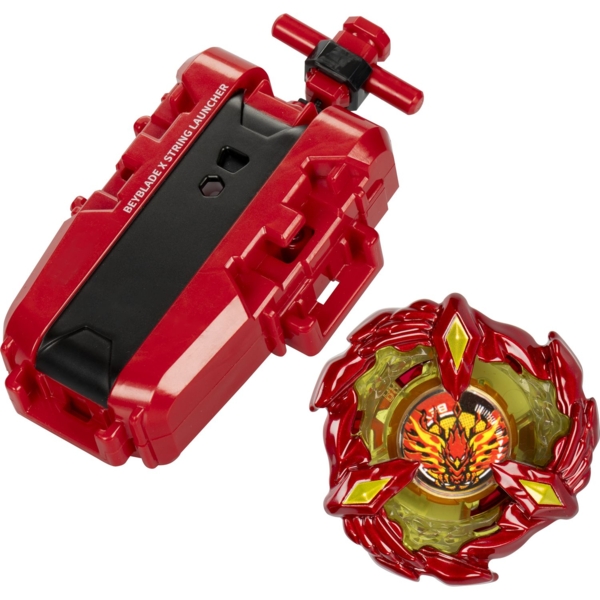 Іграшка-дзиґа Hasbro Beyblade X Soar Phoenix Deluxe String Launcher з делюкс пусковим механізмом (F9324) - Pampik - 2