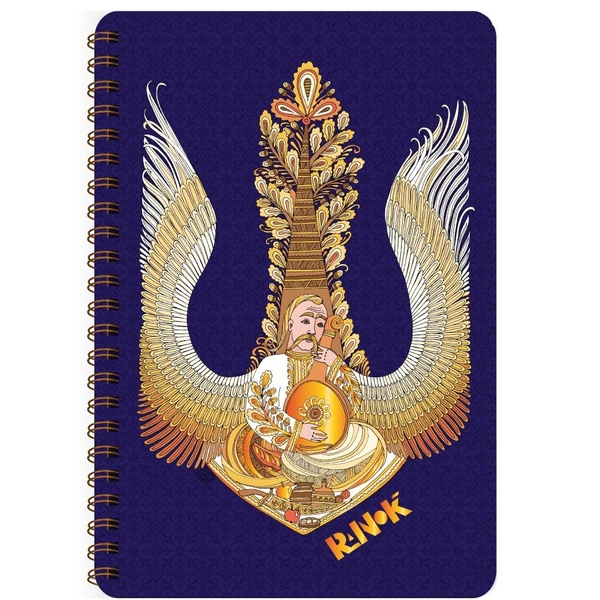 Блокнот Ранок Козак з бандурою 160 аркушів (КТ1697003У) - Pampik