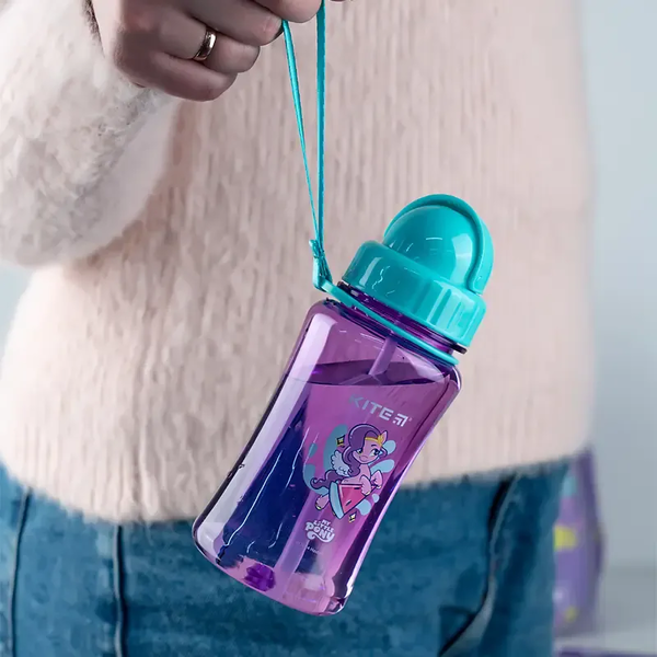 Пляшечка для води Kite My Little Pony LP24-399, фіолетова, 350 мл - Pampik - 6