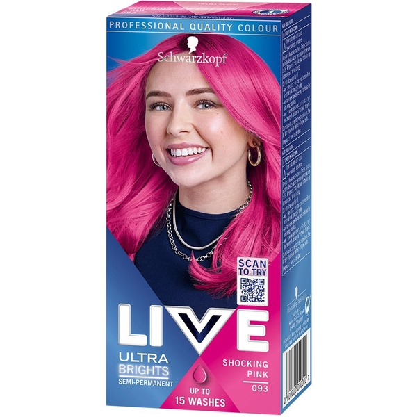Фарба для волосся Schwarzkopf Live Ultra Brights 093 Shoking Pink - Pampik