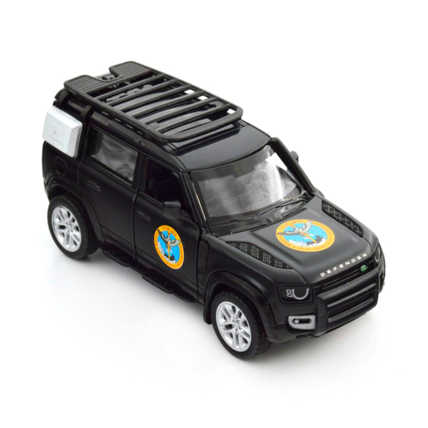 Автомодель TechnoDrive Шевроны Героев Land Rover Defender 110 ГУР МО (250364M) - Pampik - 2