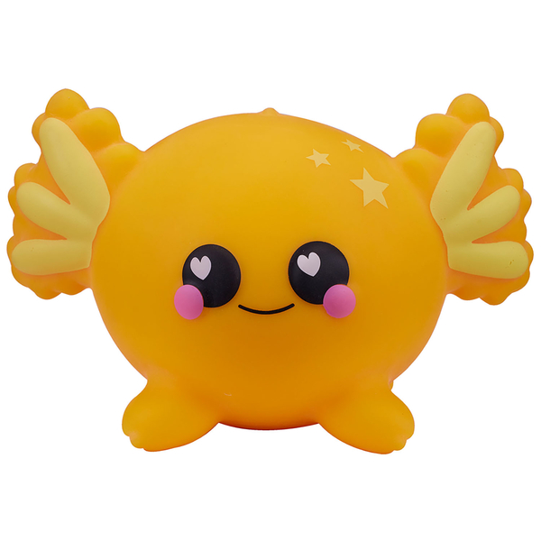 Игрушка-антистресс Smooshzees Luvzees Аксолотль Сонни коллекционная желтая (8227) - Pampik