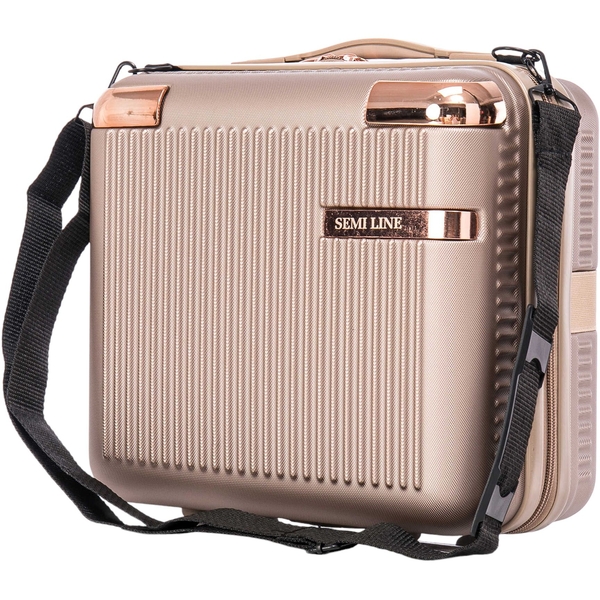 Бьюті-кейс Semi Line 16L Champagne (T5666-2) - Pampik