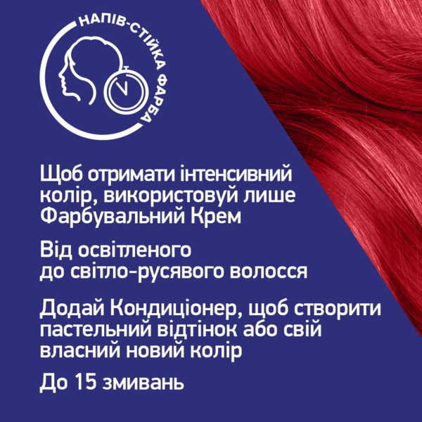 Фарба для волосся Schwarzkopf Live Ultra Brights 092 Pillar Box Red - Pampik - 8