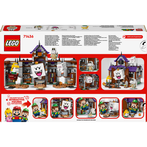 Конструктор LEGO Super Mario Садиба з привидами Бу-короля, 932 деталі (71436) - Pampik - 2