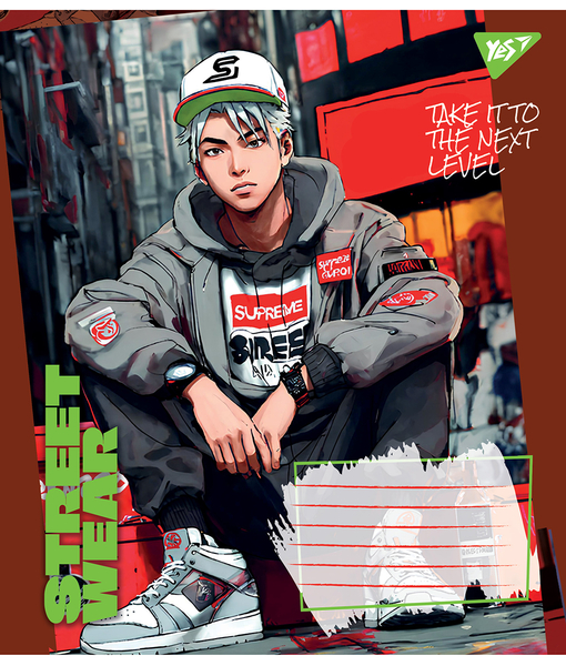 Набор тетрадей Yes Street wear А5, в линейку, 24 листа, 20 шт. (67048) - Pampik - 5